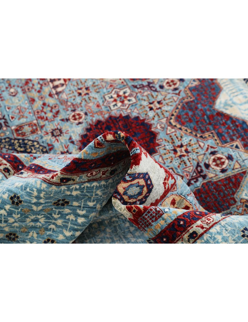 Hand Knotted Fine Mamluk Wool Rug 8' 10" x 11' 8" - No. AT93724