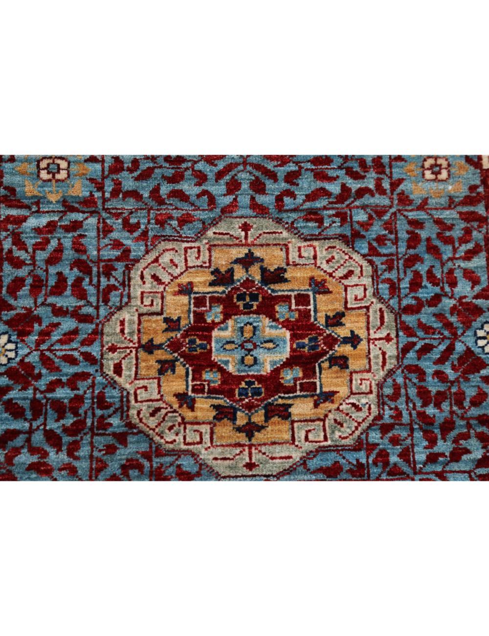 Hand Knotted Fine Mamluk Wool Rug 8' 10" x 11' 8" - No. AT93724