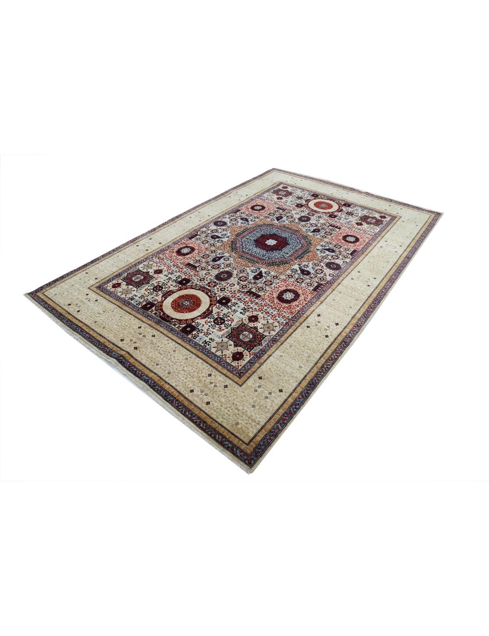 Hand Knotted Fine Mamluk Wool Rug 6' 0" x 9' 2" - No. AT72584