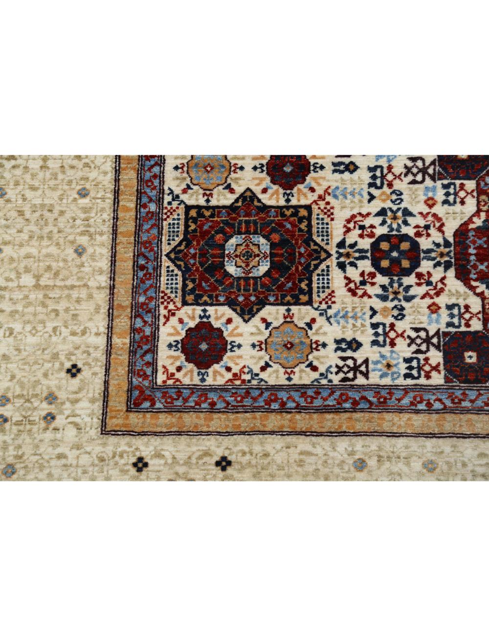 Hand Knotted Fine Mamluk Wool Rug 6' 0" x 9' 2" - No. AT72584