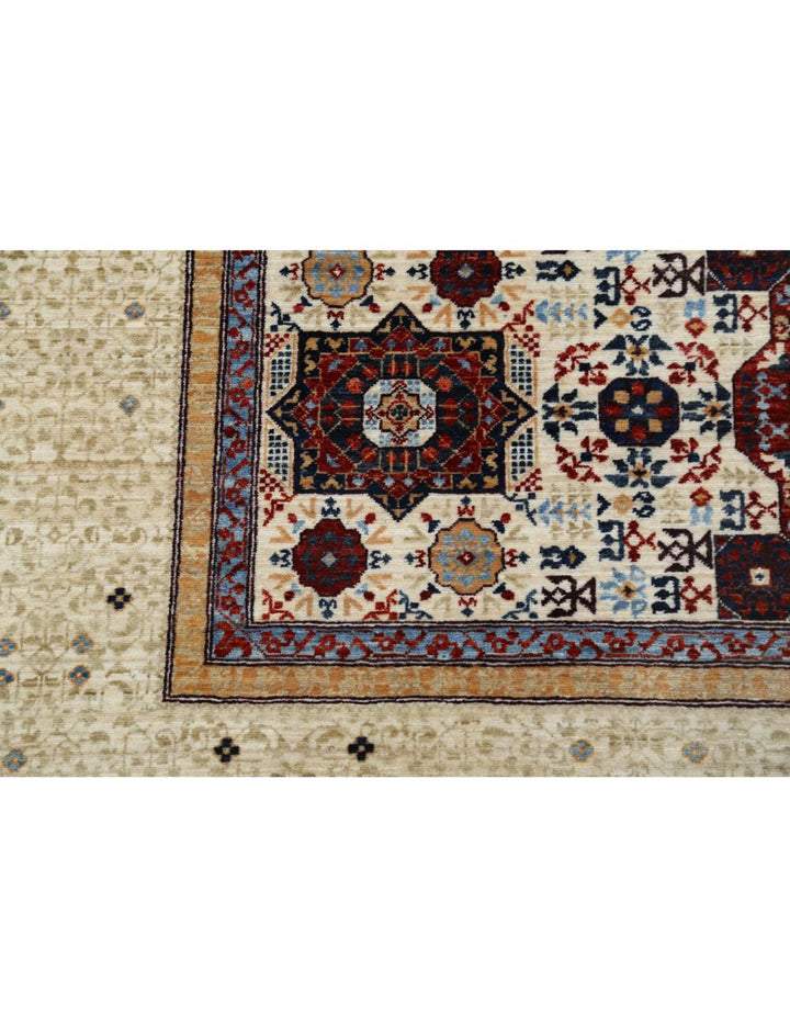 Hand Knotted Fine Mamluk Wool Rug 6' 0" x 9' 2" - No. AT72584