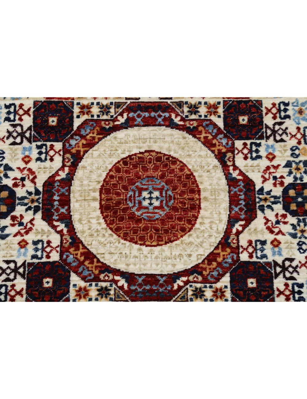 Hand Knotted Fine Mamluk Wool Rug 6' 0" x 9' 2" - No. AT72584