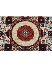 Hand Knotted Fine Mamluk Wool Rug 6' 0" x 9' 2" - No. AT72584