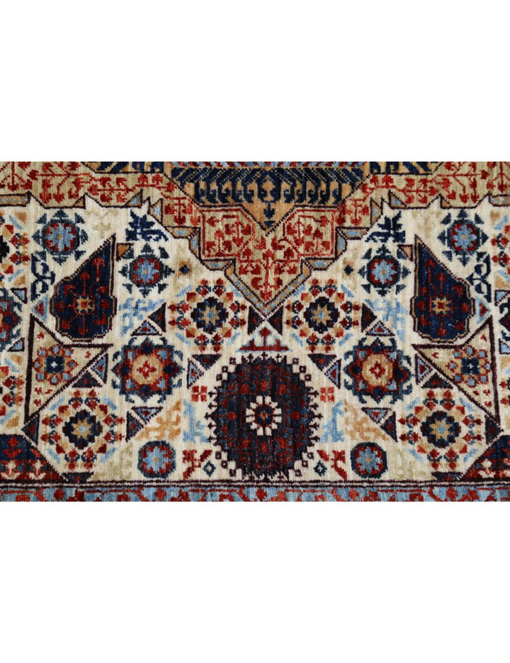 Hand Knotted Fine Mamluk Wool Rug 6' 0" x 9' 2" - No. AT72584