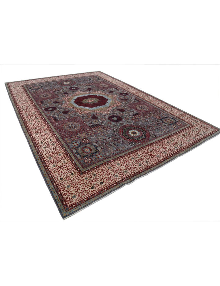 Hand Knotted Mamluk Wool Rug 10' 1" x 14' 0" - No. AT14430