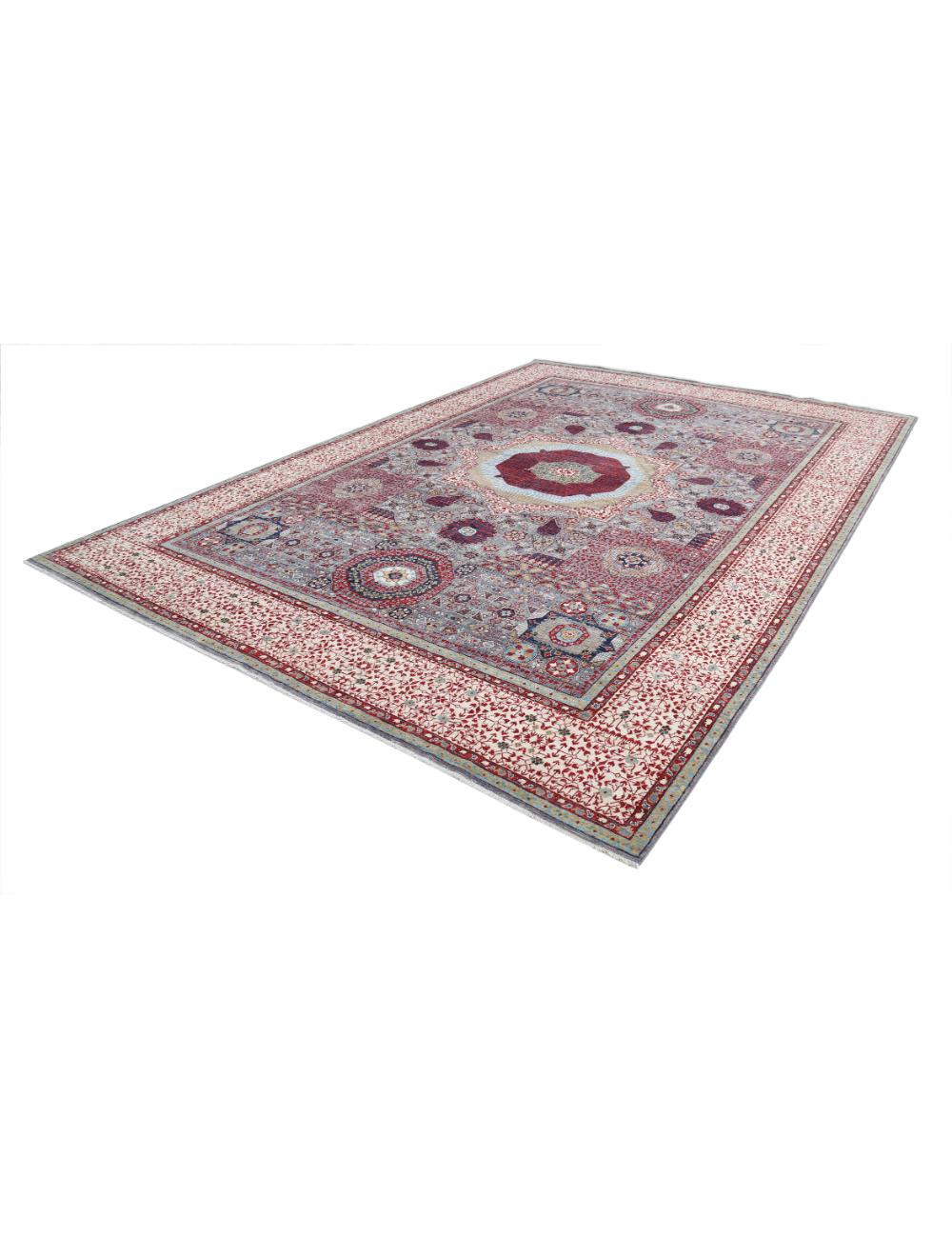 Hand Knotted Mamluk Wool Rug 10' 1" x 14' 0" - No. AT14430