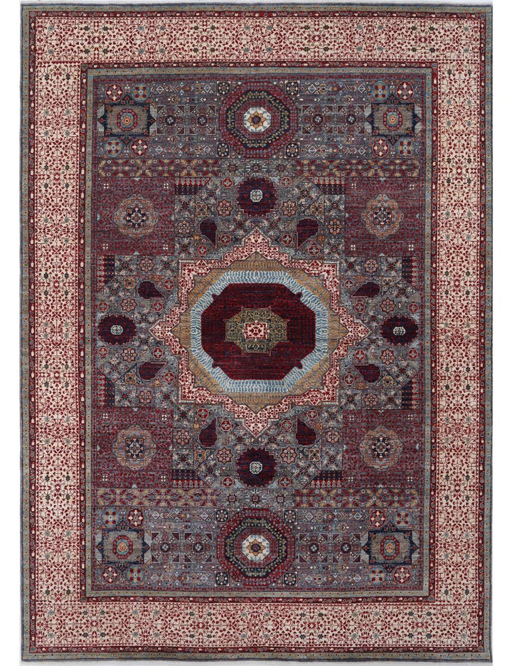 Hand Knotted Mamluk Wool Rug 10' 1" x 14' 0" - No. AT14430