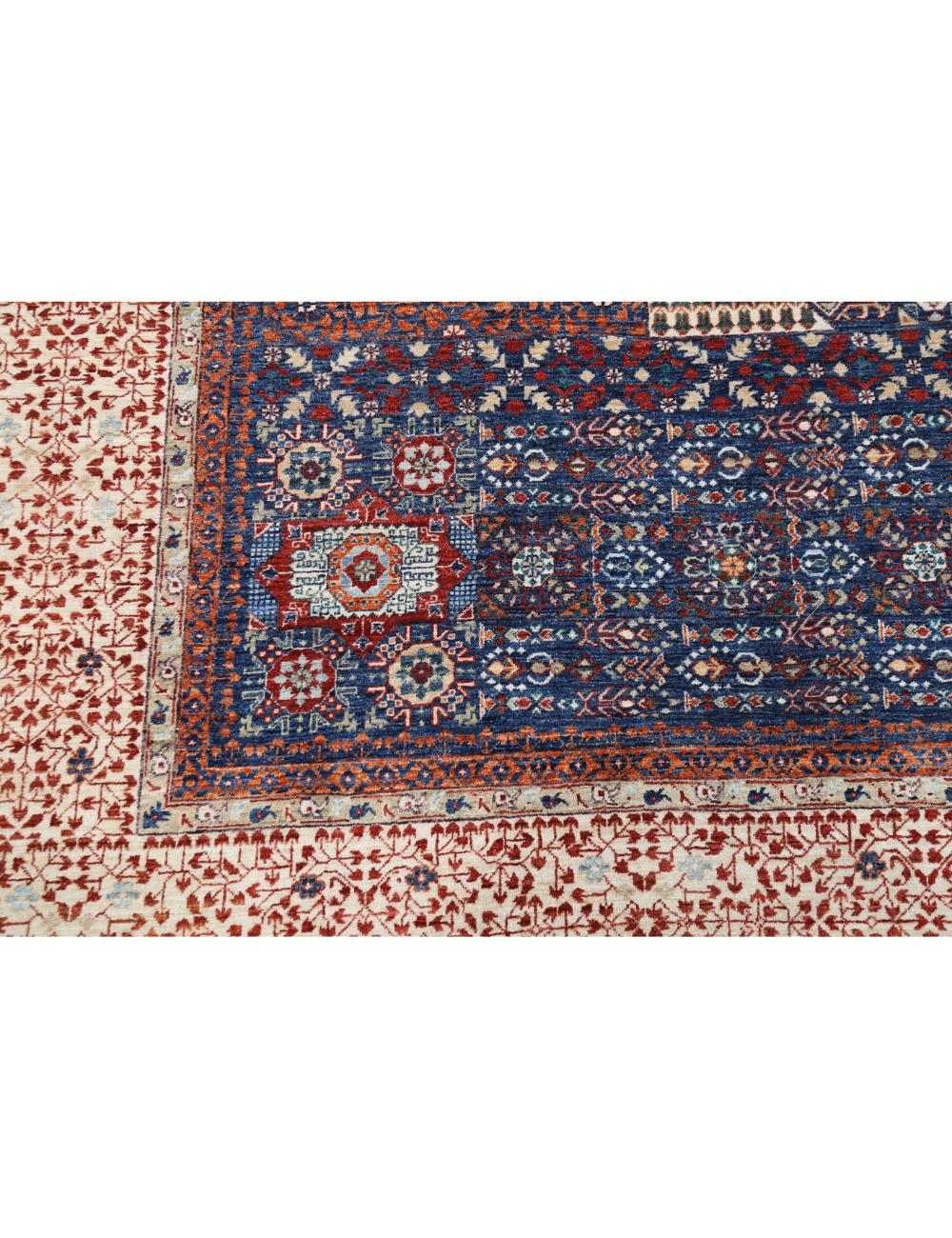 Hand Knotted Fine Mamluk Wool Rug 9' 0" x 11' 11" - No. AT14812