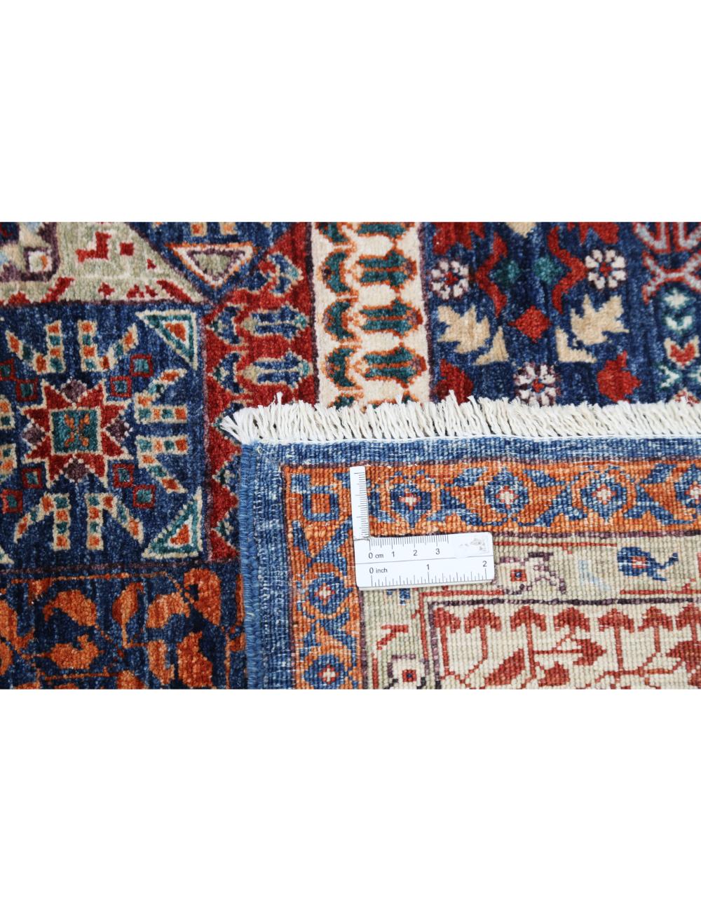 Hand Knotted Fine Mamluk Wool Rug 9' 0" x 11' 11" - No. AT14812