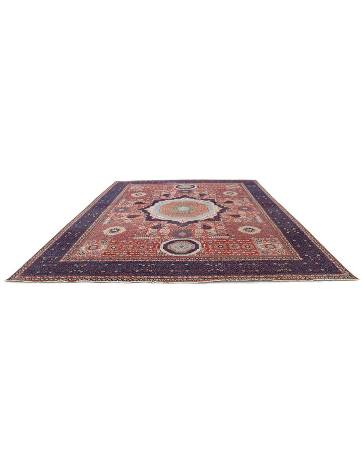 Hand Knotted Fine Mamluk Wool Rug 11' 8" x 14' 11" - No. AT11926