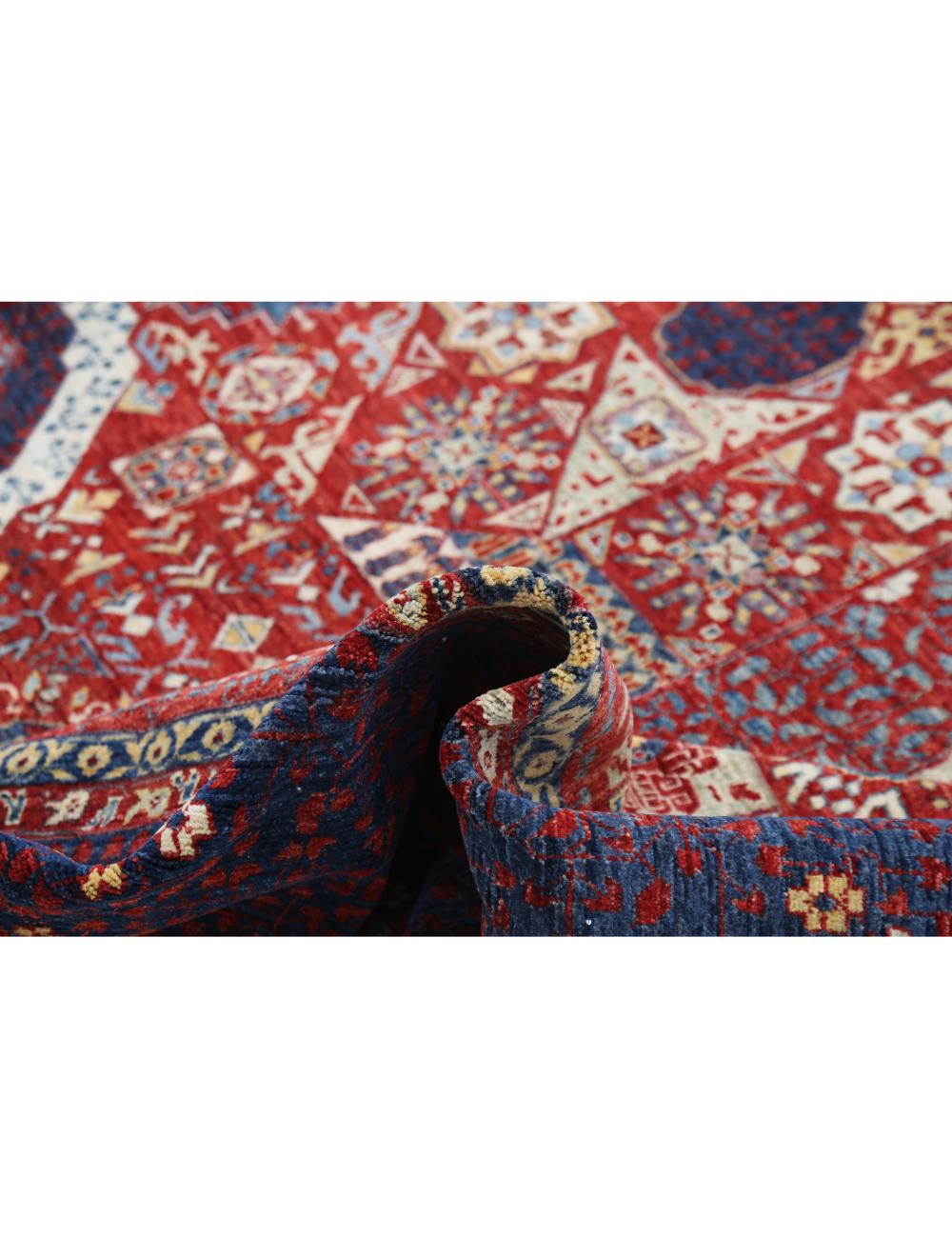 Hand Knotted Fine Mamluk Wool Rug 11' 8" x 14' 11" - No. AT11926