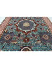 Hand Knotted Fine Mamluk Wool Rug 9' 9" x 13' 10" - No. AT83349