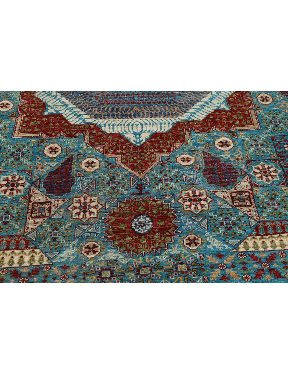 Hand Knotted Fine Mamluk Wool Rug 9' 9" x 13' 10" - No. AT83349