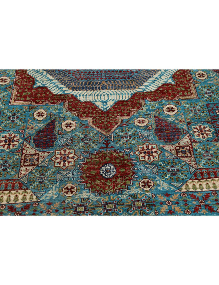 Hand Knotted Fine Mamluk Wool Rug 9' 9" x 13' 10" - No. AT83349