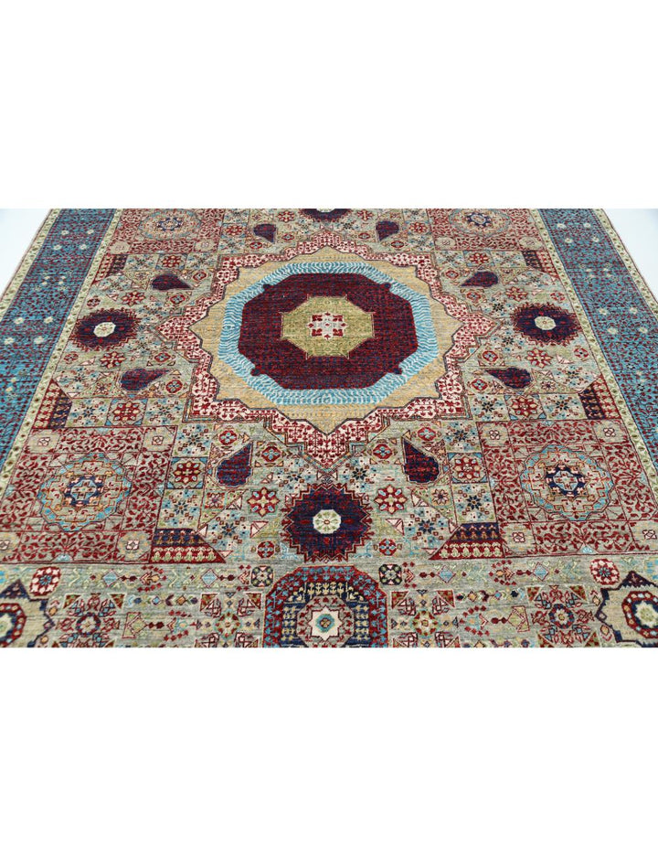 Hand Knotted Mamluk Wool Rug 8' 2" x 9' 10" - No. AT41497