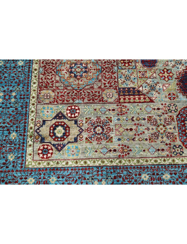 Hand Knotted Mamluk Wool Rug 8' 2" x 9' 10" - No. AT41497