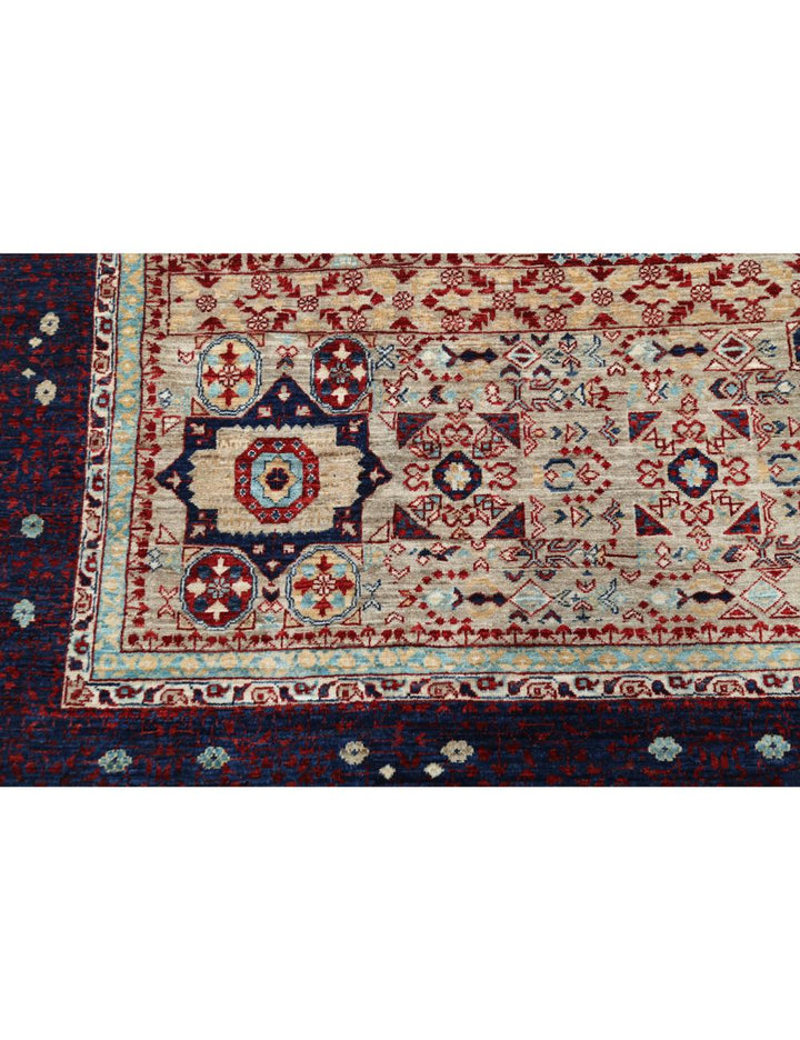 Hand Knotted Fine Mamluk Wool Rug 8' 8" x 12' 0" - No. AT25990