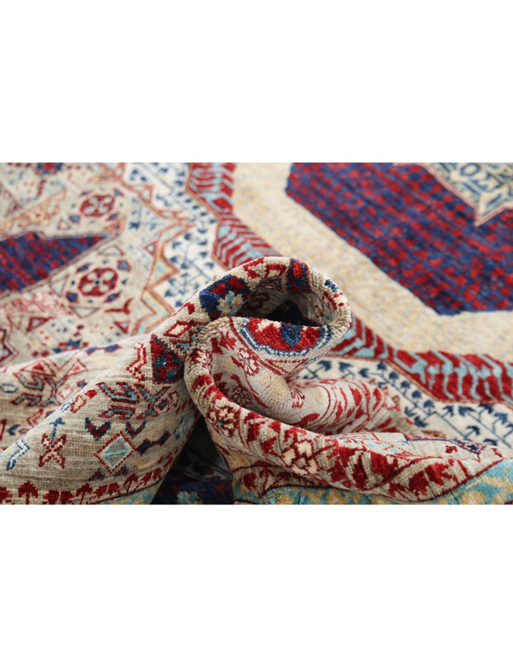 Hand Knotted Fine Mamluk Wool Rug 8' 8" x 12' 0" - No. AT25990