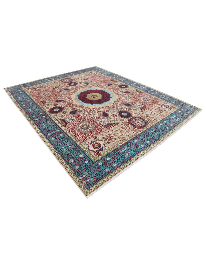 Hand Knotted Mamluk Wool Rug 8' 2" x 9' 10" - No. AT22555