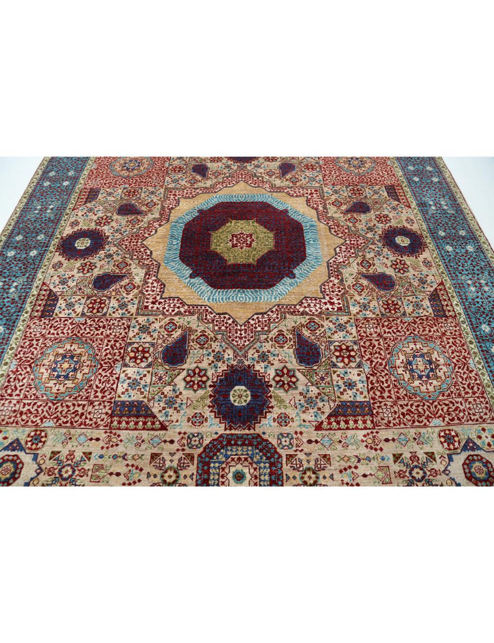 Hand Knotted Mamluk Wool Rug 8' 2" x 9' 10" - No. AT22555