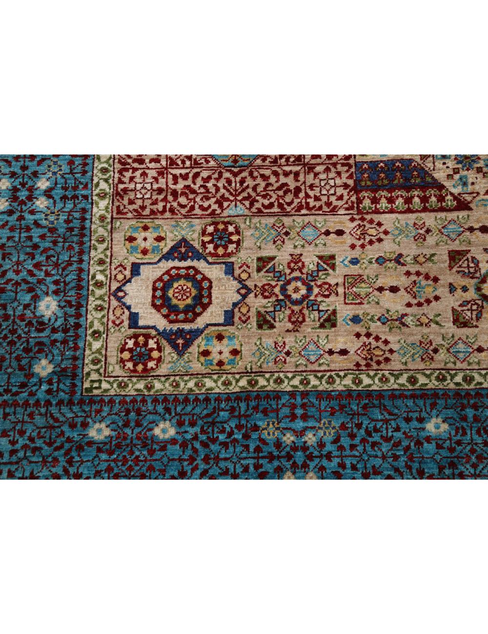 Hand Knotted Mamluk Wool Rug 8' 2" x 9' 10" - No. AT22555