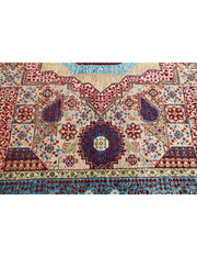Hand Knotted Mamluk Wool Rug 8' 2" x 9' 10" - No. AT22555