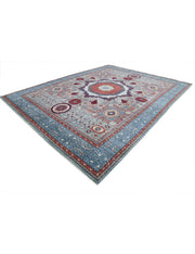 Hand Knotted Fine Mamluk Wool Rug 11' 8" x 14' 11" - No. AT46482