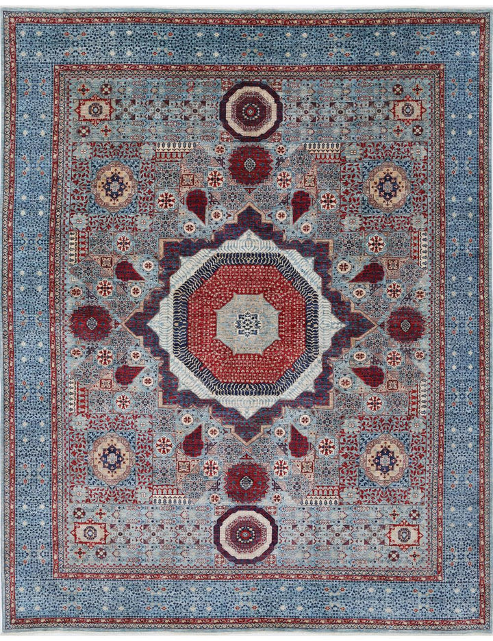 Hand Knotted Fine Mamluk Wool Rug 11' 8" x 14' 11" - No. AT46482