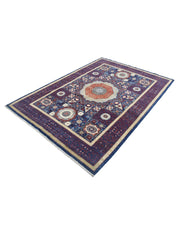 Hand Knotted Fine Mamluk Wool Rug 5' 2" x 7' 1" - No. AT28337