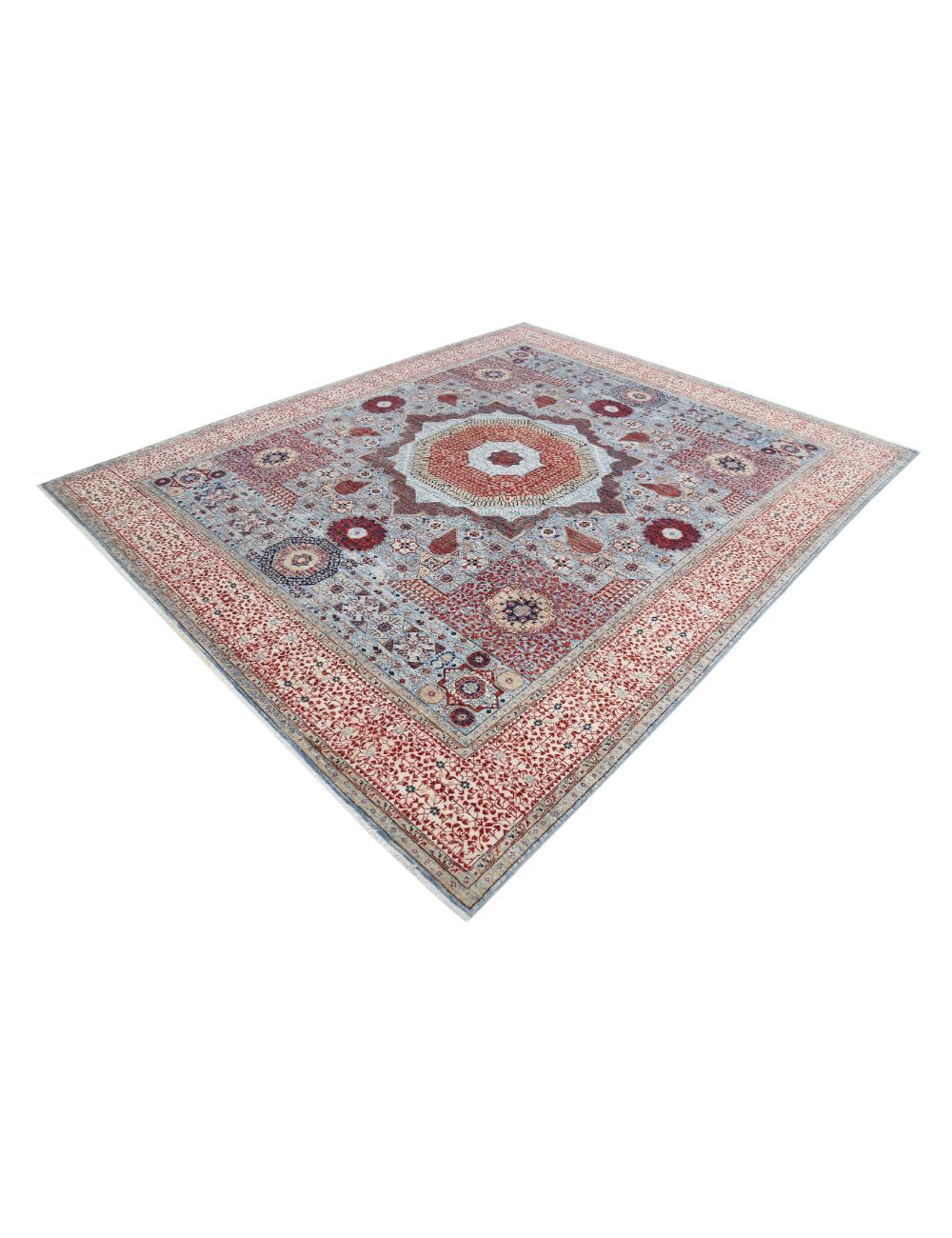 Hand Knotted Fine Mamluk Wool Rug 8' 1" x 9' 9" - No. AT71677