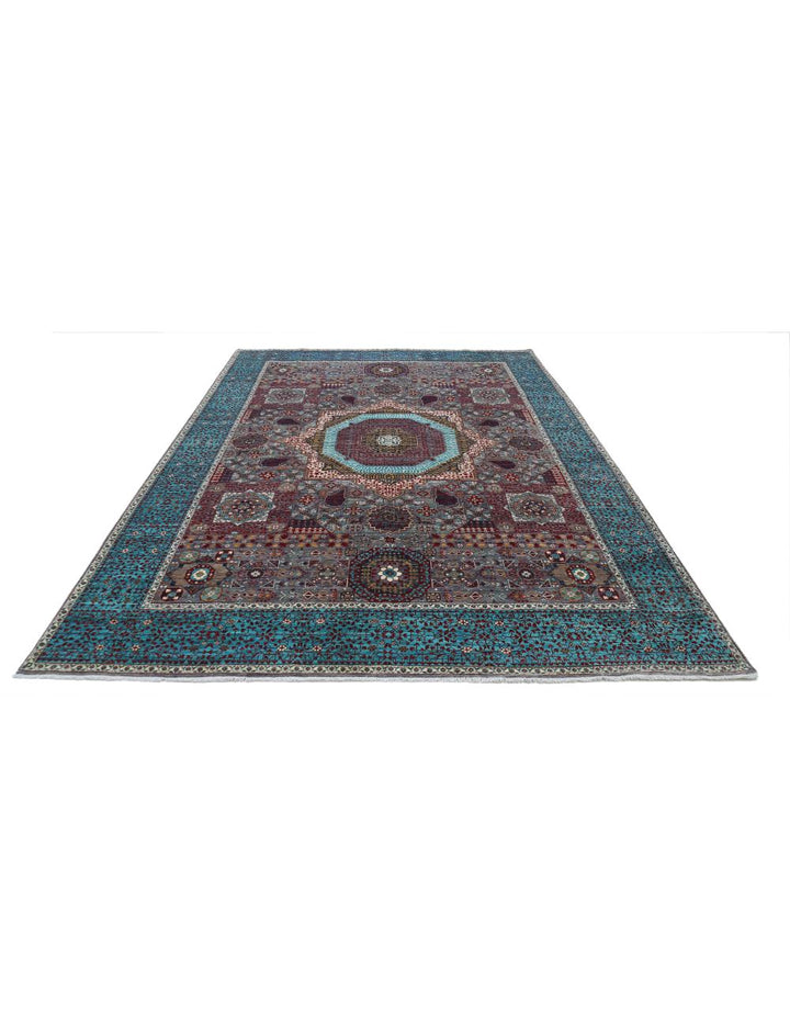 Hand Knotted Mamluk Wool Rug 9' 1" x 12' 3" - No. AT91349
