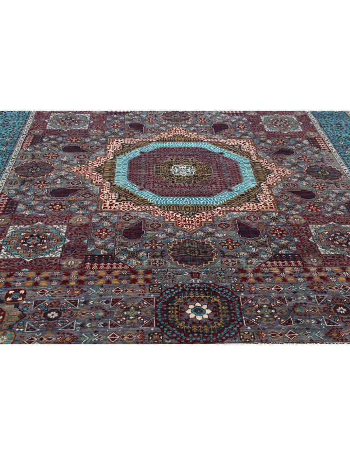 Hand Knotted Mamluk Wool Rug 9' 1" x 12' 3" - No. AT91349