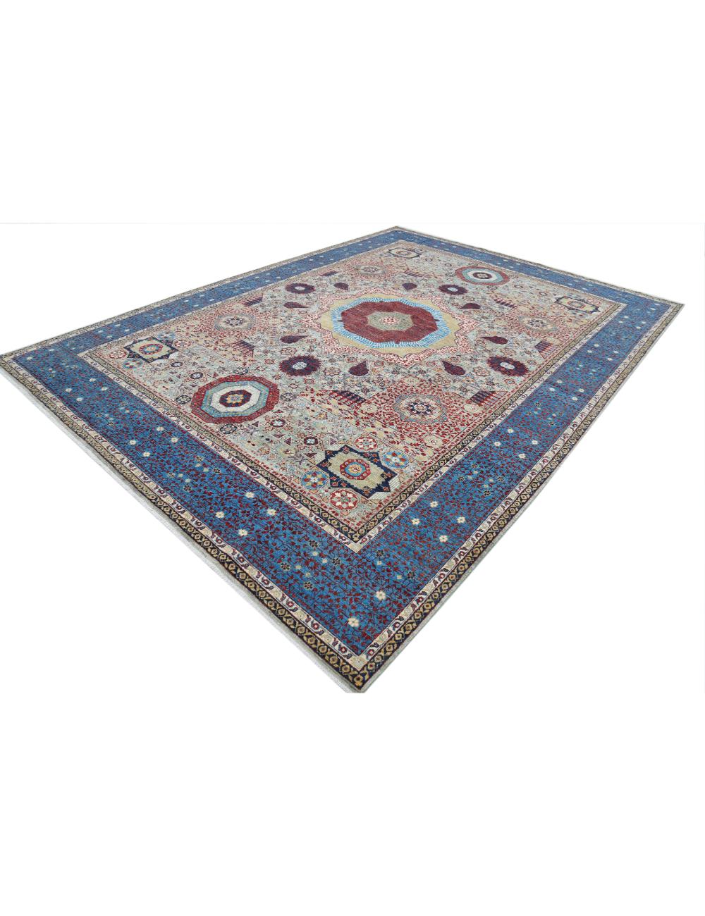 Hand Knotted Mamluk Wool Rug 10' 0" x 13' 10" - No. AT58803