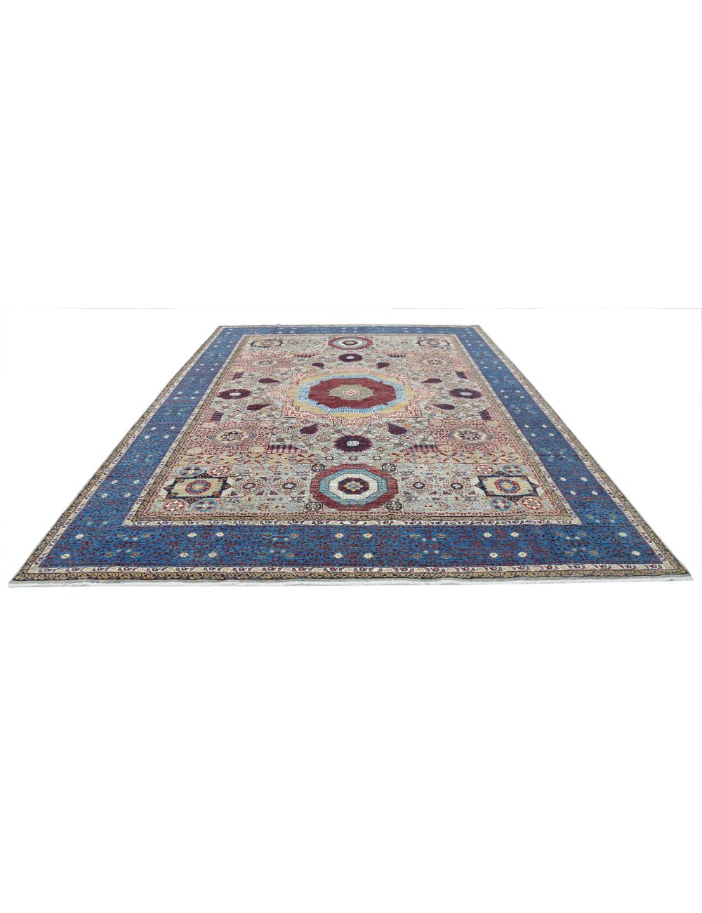 Hand Knotted Mamluk Wool Rug 10' 0" x 13' 10" - No. AT58803