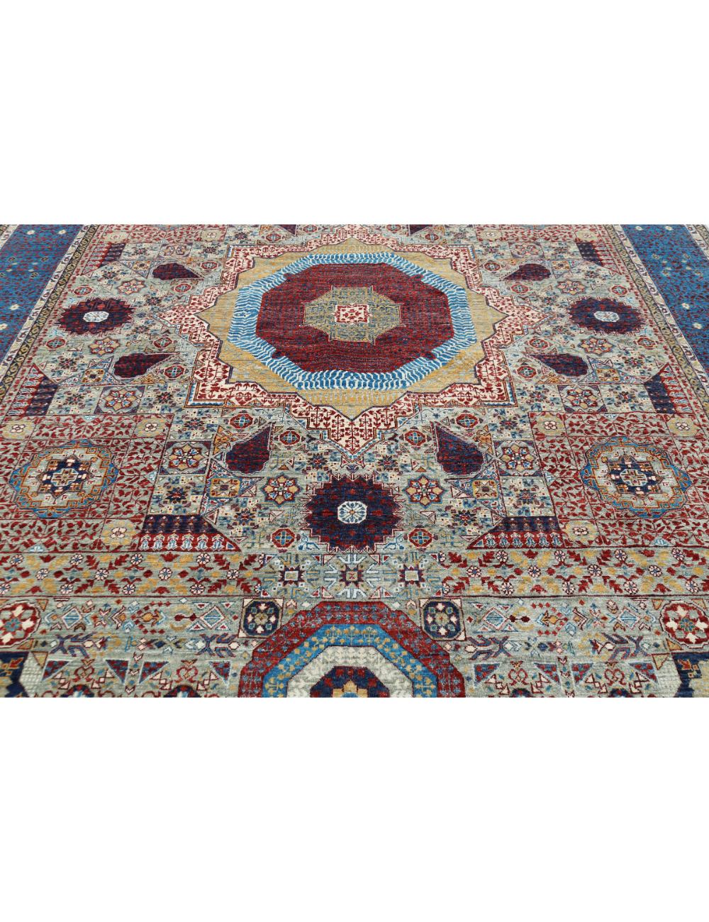 Hand Knotted Mamluk Wool Rug 10' 0" x 13' 10" - No. AT58803