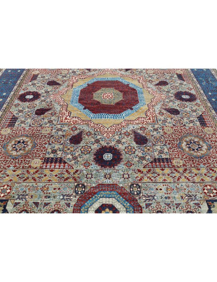 Hand Knotted Mamluk Wool Rug 10' 0" x 13' 10" - No. AT58803