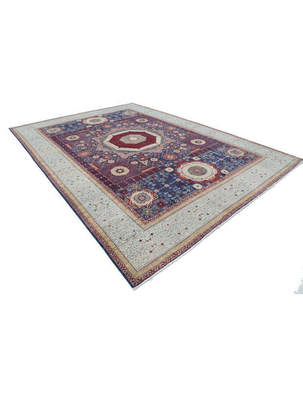 Hand Knotted Fine Mamluk Wool Rug 10' 1" x 14' 0" - No. AT34812