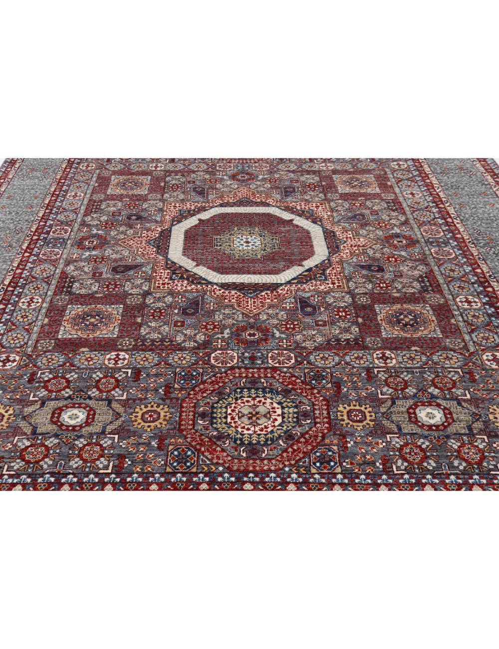 Hand Knotted Mamluk Wool Rug 9' 0" x 11' 9" - No. AT47964