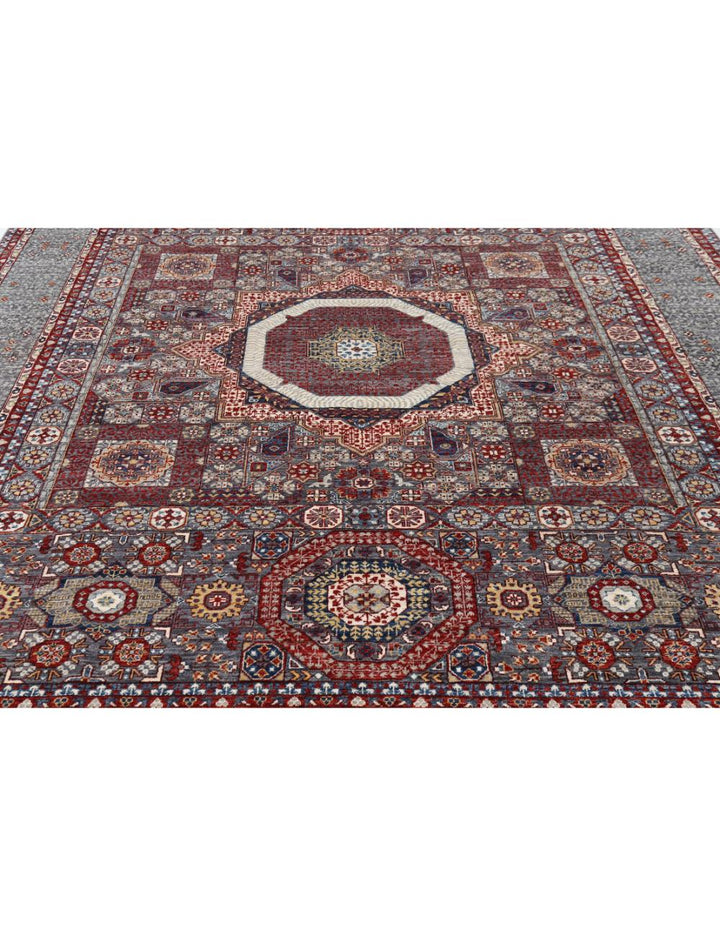 Hand Knotted Mamluk Wool Rug 9' 0" x 11' 9" - No. AT47964