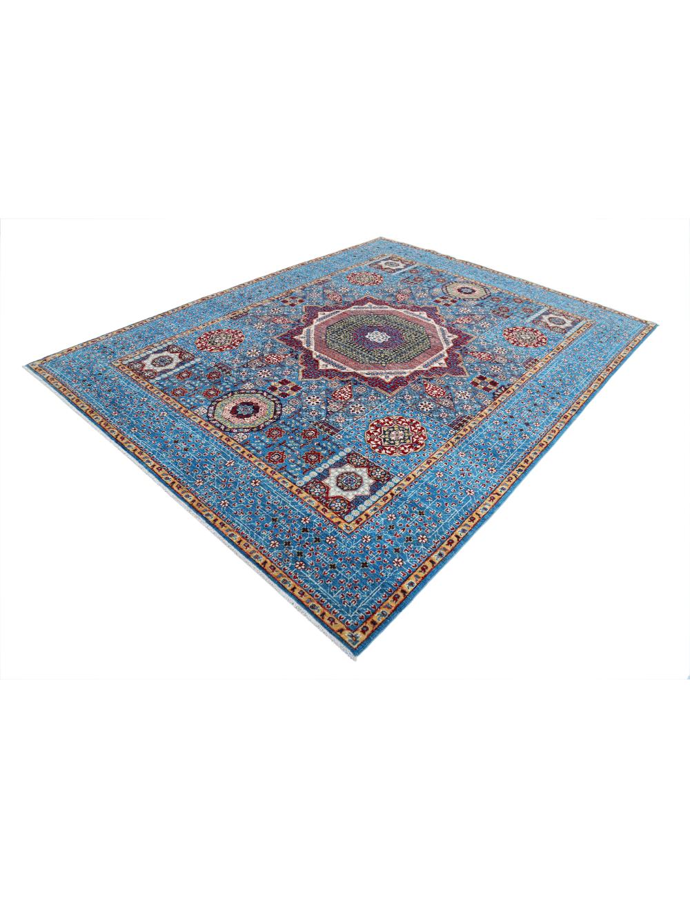 Hand Knotted Mamluk Wool Rug 7' 11" x 10' 4" - No. AT96368