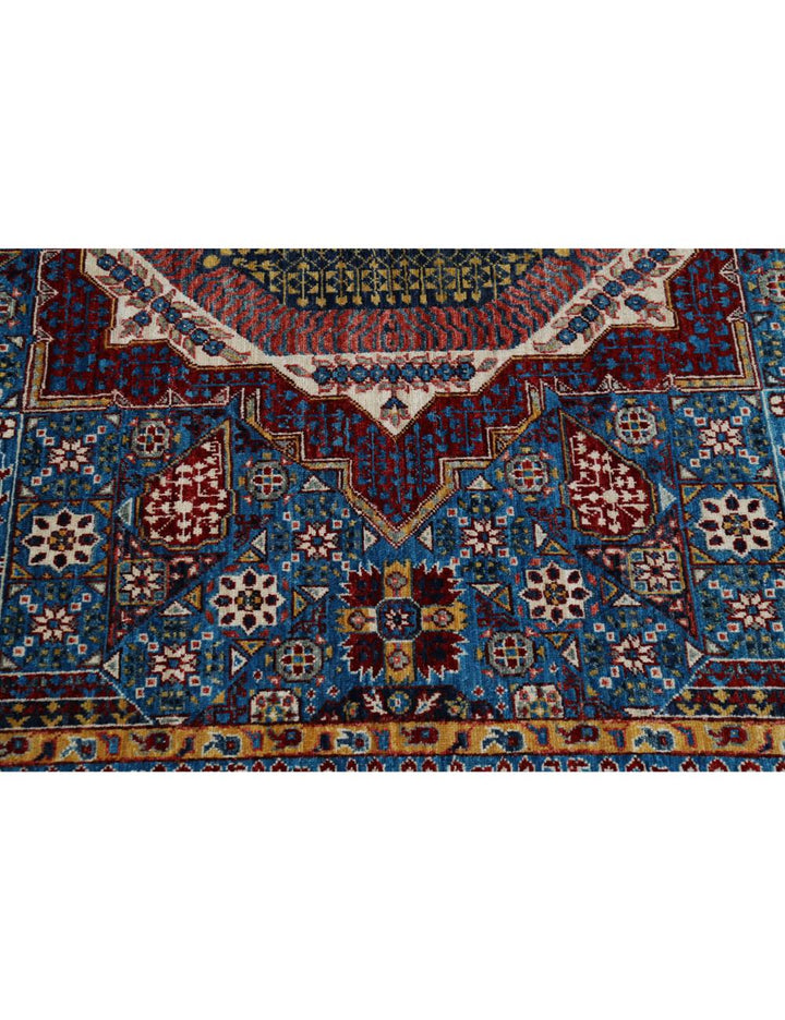 Hand Knotted Mamluk Wool Rug 7' 11" x 10' 4" - No. AT96368