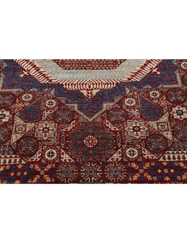 Hand Knotted Fine Mamluk Wool Rug 9' 0" x 11' 9" - No. AT79097