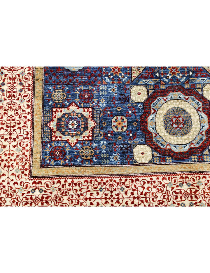 Hand Knotted Fine Mamluk Wool Rug 4' 11" x 6' 11" - No. AT34735