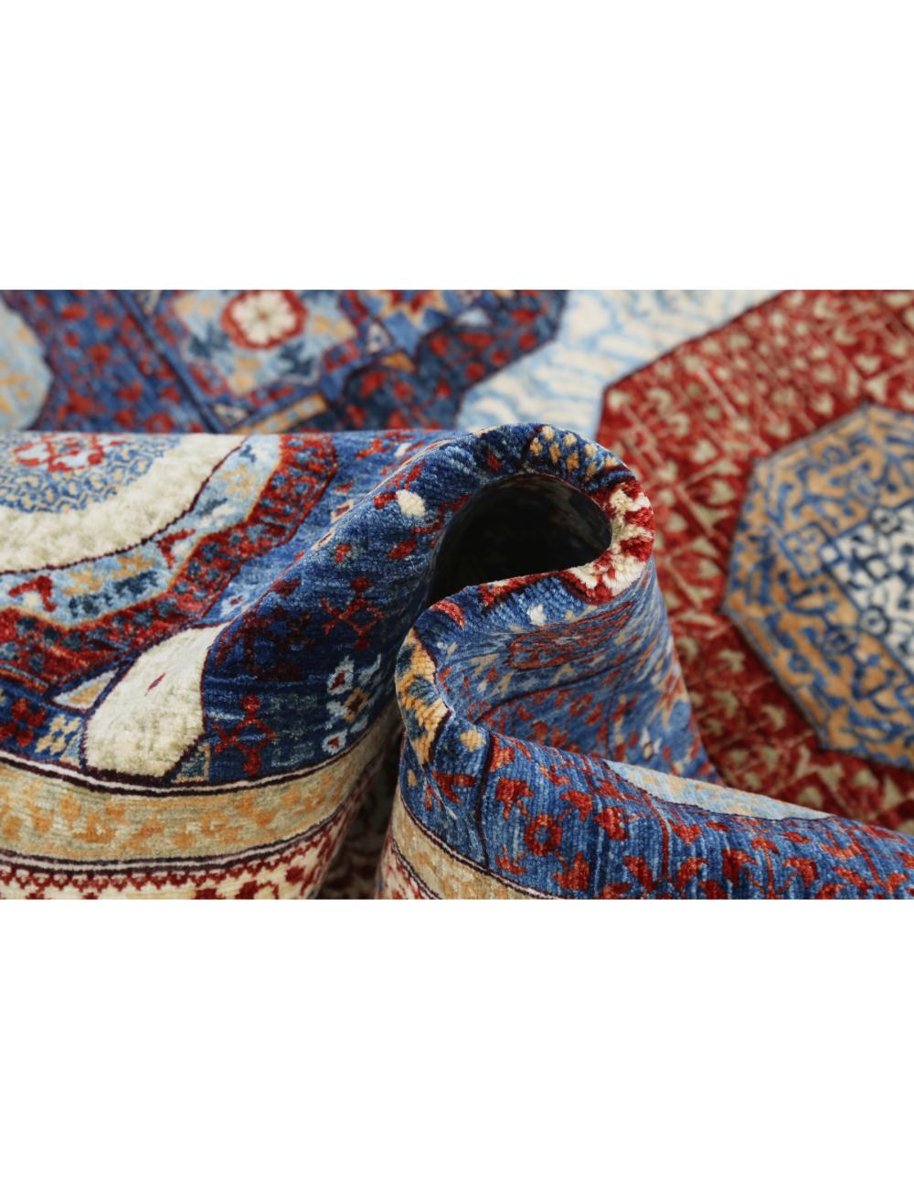 Hand Knotted Fine Mamluk Wool Rug 4' 11" x 6' 11" - No. AT34735