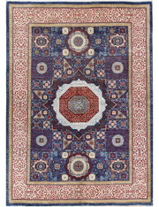 Hand Knotted Fine Mamluk Wool Rug 4' 11" x 6' 11" - No. AT34735