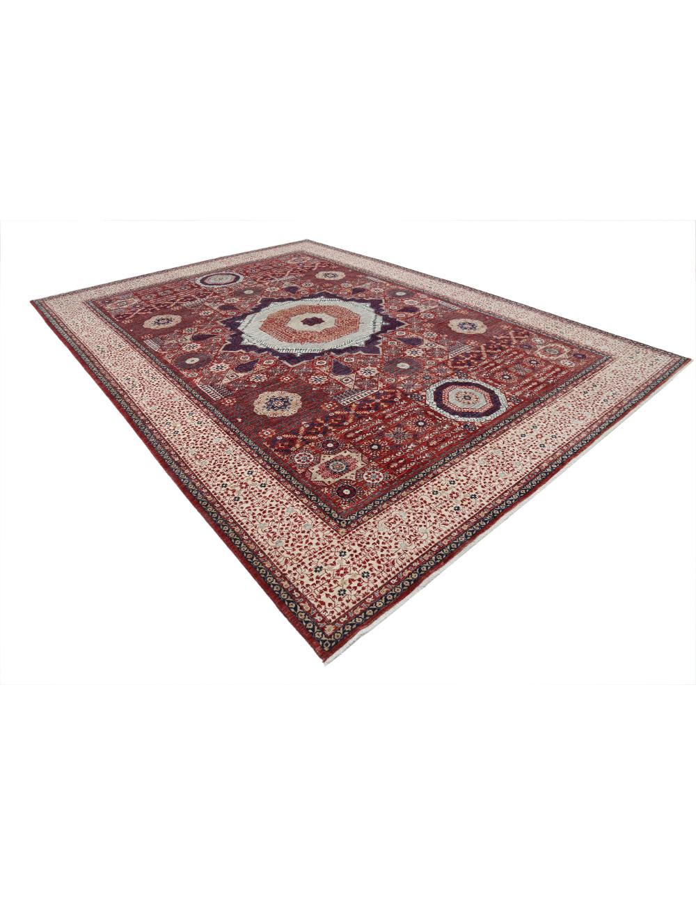Hand Knotted Fine Mamluk Wool Rug 10' 1" x 13' 9" - No. AT14725