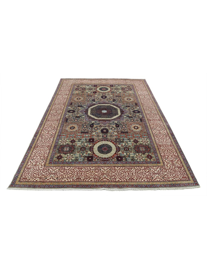 Hand Knotted Fine Mamluk Wool Rug 5' 1" x 8' 10" - No. AT55733