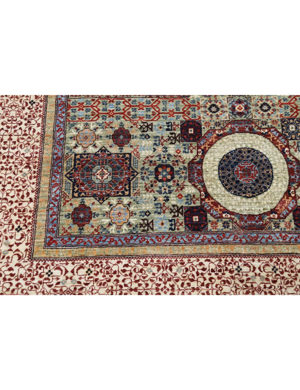 Hand Knotted Fine Mamluk Wool Rug 5' 1" x 8' 10" - No. AT55733