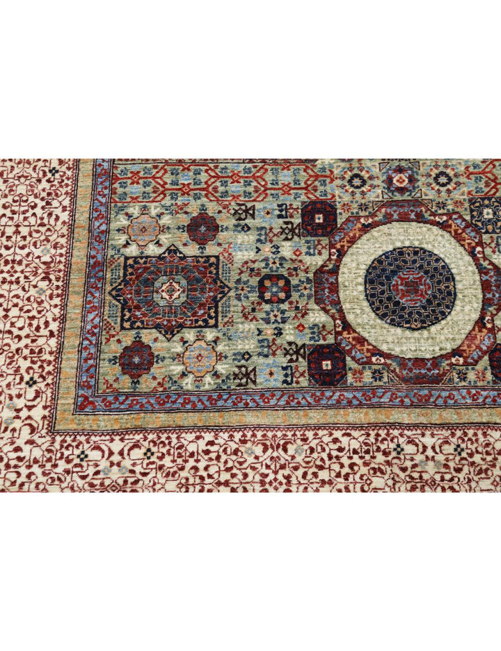 Hand Knotted Fine Mamluk Wool Rug 5' 1" x 8' 10" - No. AT55733