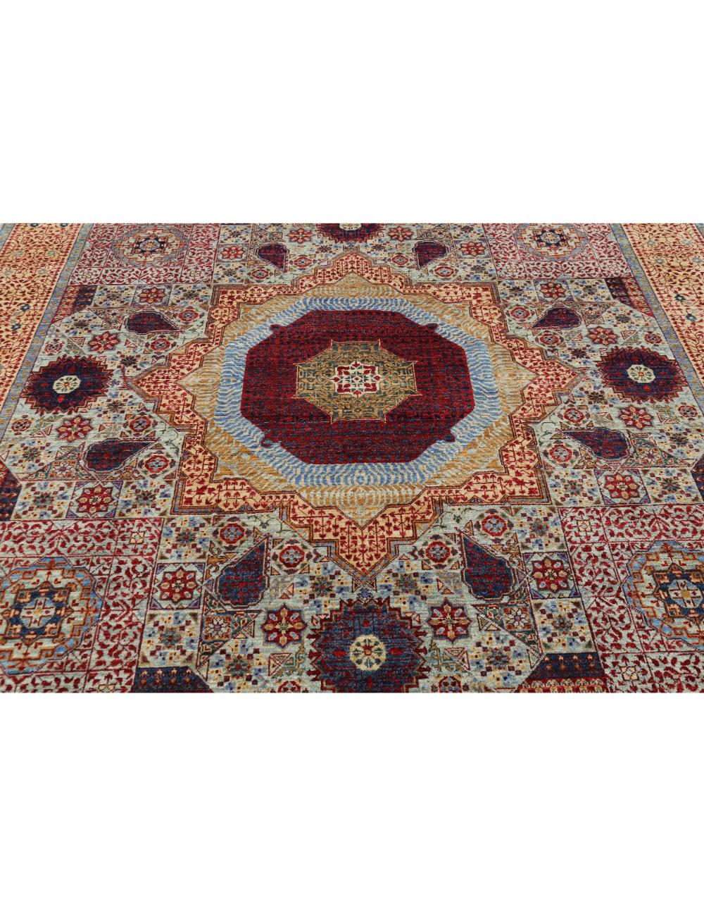 Hand Knotted Mamluk Wool Rug 8' 1" x 10' 0" - No. AT43731